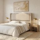 Ver imagem 2 de Cabeceira Estofada 2,23m King Pier para Quarto de Casal Boucle Linha Premium