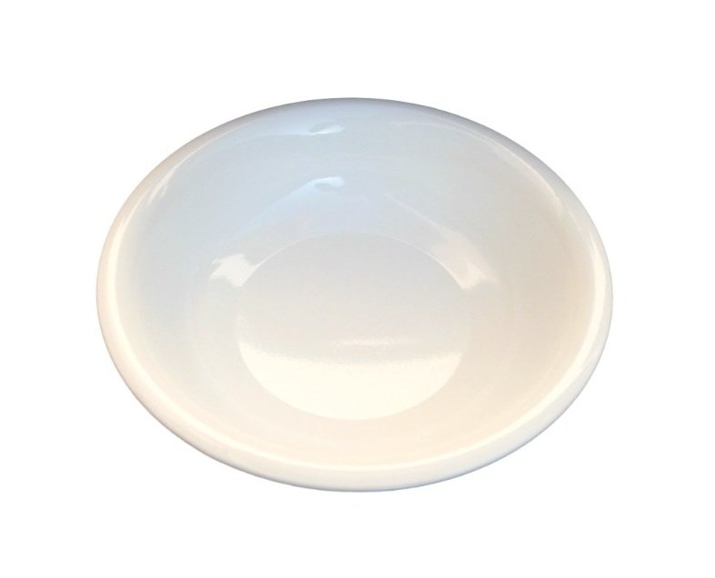 Bacia Nacional Metal Revestido de Branco Atóxica 6 Litros Escalpa Pés Pedicure Jta N36 - 1