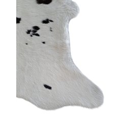 Tapete de Couro Pele Pequena Bezerro Holandez (preto e Branco) - 2