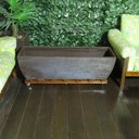 Ver imagem 3 de Suporte Vasos jardineira Planta Madeira com Rodízios Gel 90x20