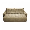 Ver imagem 3 de Sofá Ibiza 2,82m Retrátil, Reclinável com Molas Suede Yescasa