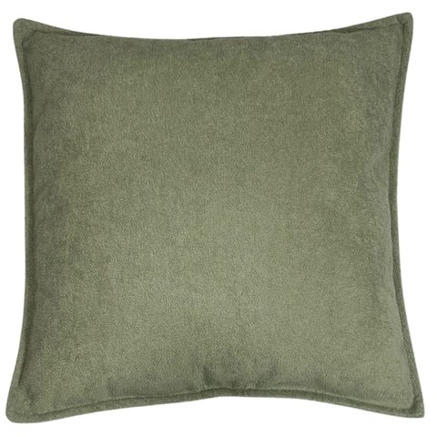 Capa de Almofada Boucle Verde 45x45