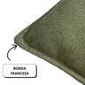 Capa de Almofada Boucle Verde 45x45 - 3