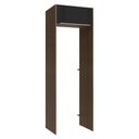 Ver imagem 1 de Porta-geladeira 73 Cm 1 Porta Basculante Rustic/preto Lux Madesa