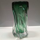 Ver imagem 2 de Vaso Decorativo Enfeite Casa Vidro 22x10x10cm Verde