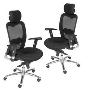 Cadeira Presidente Tela New Ergon Frisokar Cor Preta –2411