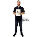 Ver imagem 2 de Quadro Decorativo Abstrato Elegance em Moldura Caixa TaColado Moldura Caixa 3cm Branca sem Vidro 20