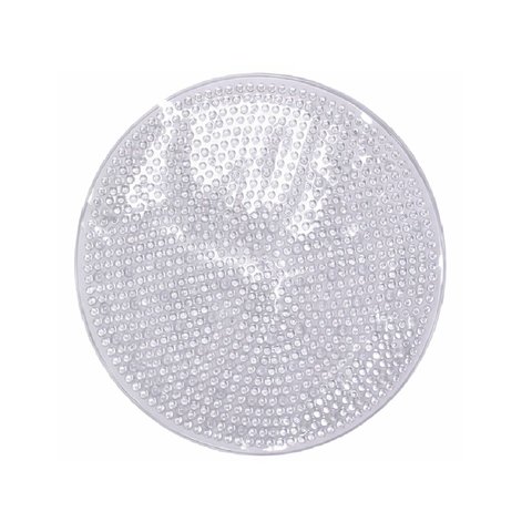 Tapete Redondo Aqua Antiderrapante para Box 50x50cm - Transparente