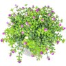 Arranjo de Folhagem Artificial Mini Flor (16cm) Roxo - 2