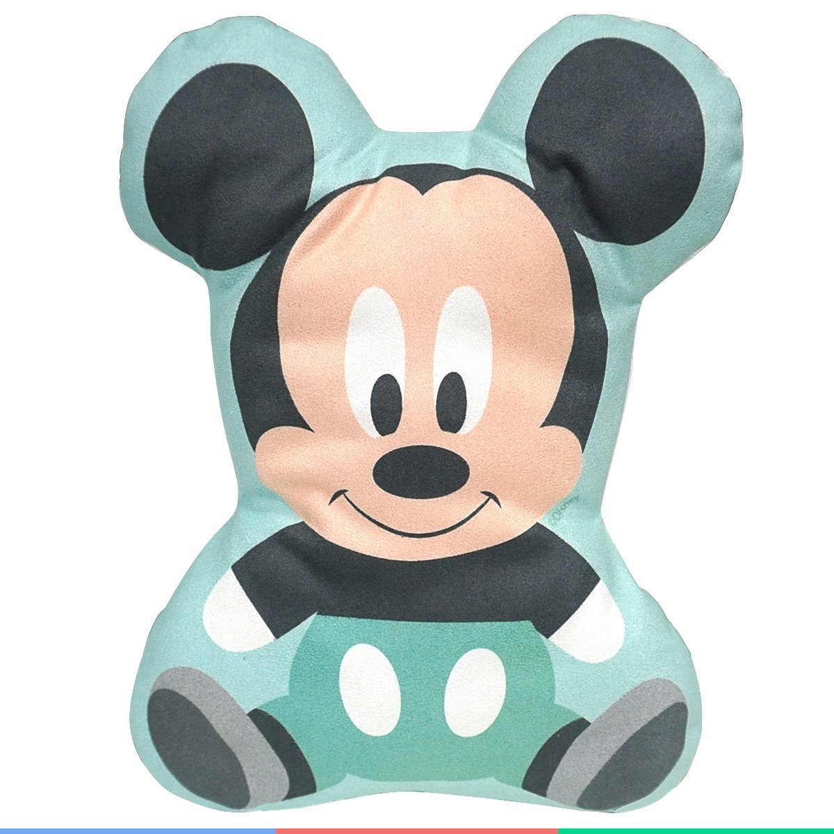 Almofada 2D Berço Bebê Recém Nascido Infantil Macio Lavável Disney Mickey BabyGo Baby Go Almofada -  - 5