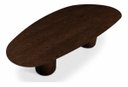 Ver imagem 3 de Mesa Jantar Orgânica Aylin 210x120cm Tabaco - Duo Cone