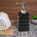 Ver imagem 2 de Porta Sabonete Liquido de Cerâmica Modelagem Lavabo Preto