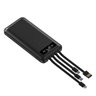 Carregador Portátil Turbo 10.000mAh Compatível Lg x Power Preto - 1