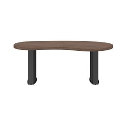 Mesa Escrivaninha para Escritório Tamburato Organic | Artany:charuto/preto - 8