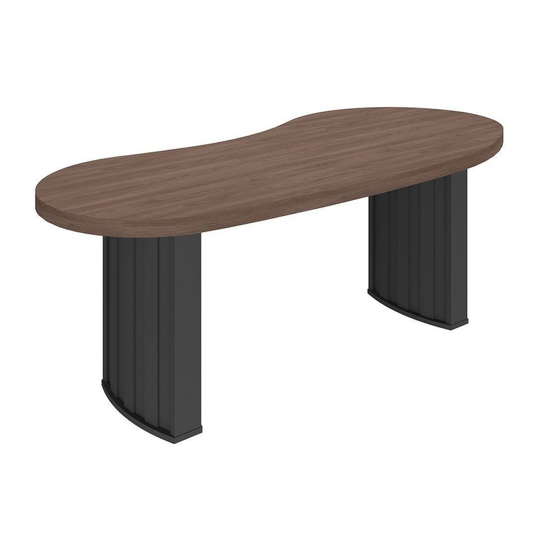 Mesa Escrivaninha para Escritório Tamburato Organic | Artany:charuto/preto
