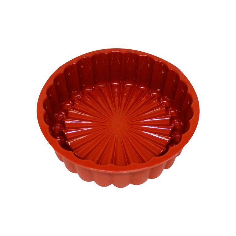 Forma Redonda de Silicone Para Bolo Charlotte