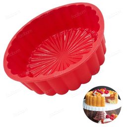 Forma Redonda de Silicone Para Bolo Charlotte - 2