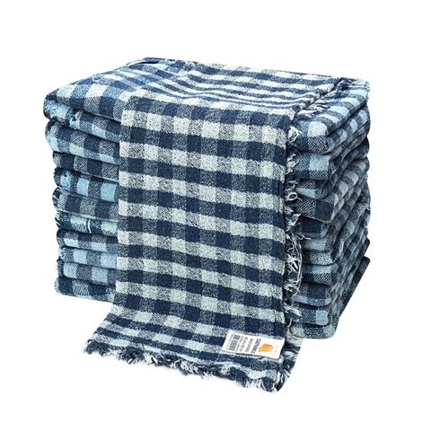 Kit 100 Pano de Chão Xadrez 40cm X 60cm Construmarcas