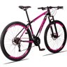 Bicicleta Aro 29 Dropp Race 21V Câmbios Imp. Suspensão - Preto+Pink - 15,5 - 2