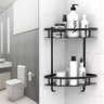 Suporte Prateleira de Canto Shampoo Condicionador Sabonete Banheiro Box Organizador Parede Resistent - 4