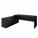 Ver imagem 3 de Mesa Dinâmica 1,50m C/ Armário e Cx de Tomadas Pés Painel F5