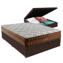 Ver imagem 1 de Cama Box Baú Casal e Colchão Ortopédico Anjos Star Molas