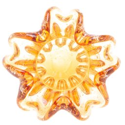 Vaso De Vidro Italy Âmbar 19Cm X 24Cm - Wolff - 3