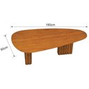 Ver imagem 4 de Mesa de Jantar Isis Orgânico Cinamomo Base em Madeira 1,80 M Leifer Móveis