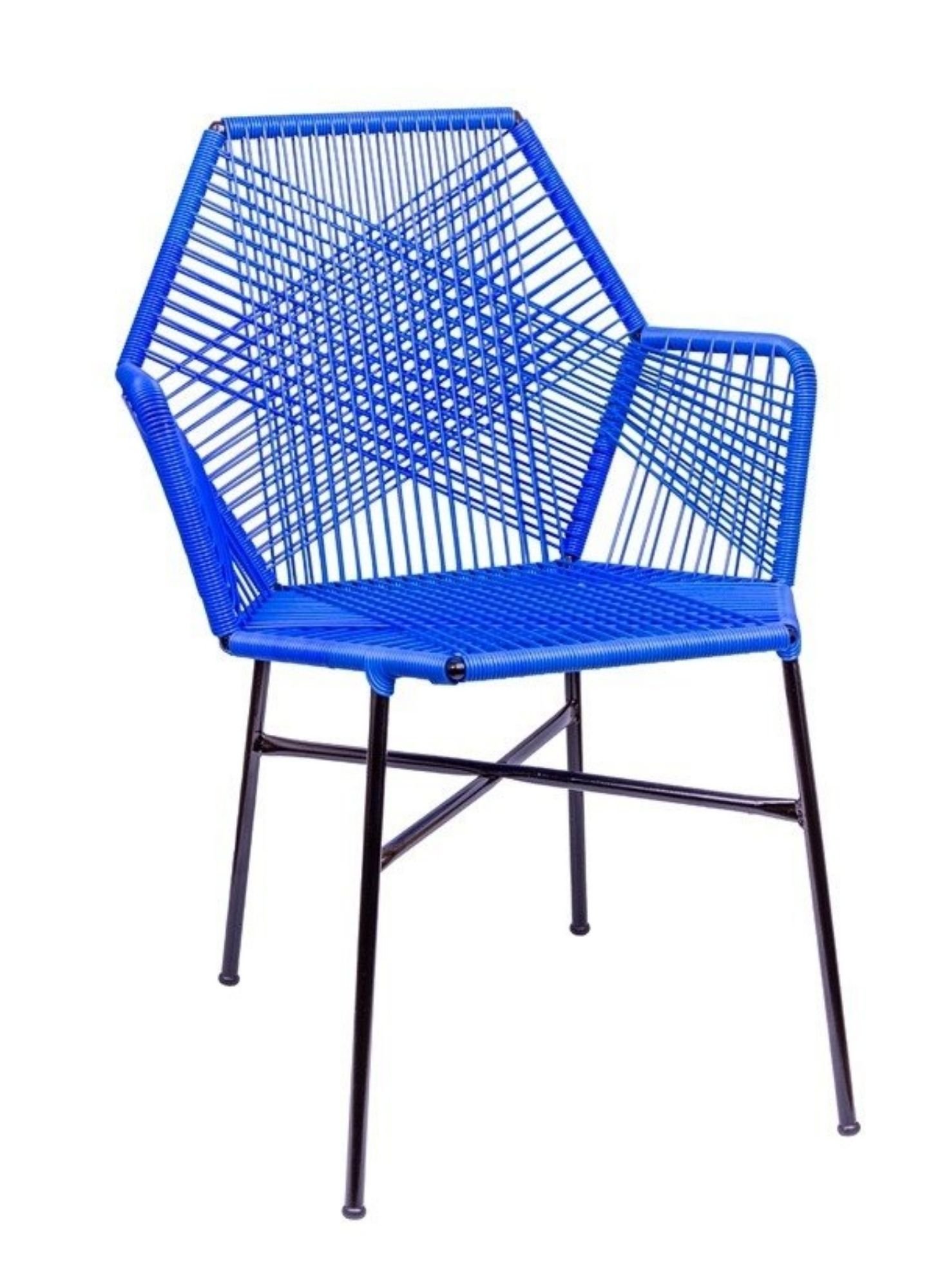 Cadeira Tropicalia Mexicana Azul Royal