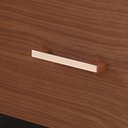 Ver imagem 4 de Balcão para Cooktop 1,40m 5 Bocas 1 Nicho com 2 Portas e 2 Gavetas Turim Nature Lojas Movelove
