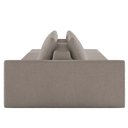 Ver imagem 6 de Sofá Ilha Modular com Puff para Sala Living 252cm Georgia K04 Bouclê Bege Escuro - Mpozenato