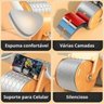 Rolo Abdominal Roda Exercicio Musculaçao Lombar Braço Abdomen Costas Academia Treino Atividade Fisic - 3