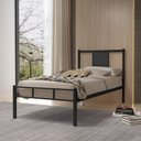 Ver imagem 4 de Cama Infanto Juvenil Solteiro Ravena com Estrado de Aço Preto Klm Store