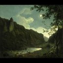 Ver imagem 1 de Dovedale Ao Luar 1785 de Joseph Wright Impressão Fine Art em Canva 30x36 Cm sem Moldura