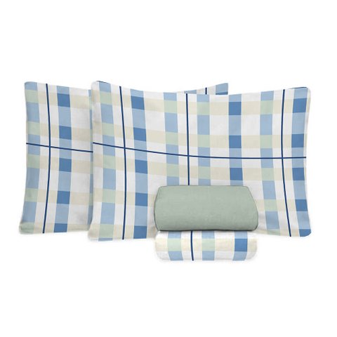 Jogo de Cama Queen Size 130 Fios Fiori - Rafael (7750)