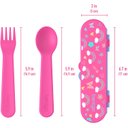 Ver imagem 5 de Bentgo Conjunto de Utensílios Infantis de Plástico Rosa