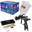 Ver imagem 1 de Pistola Pintura PDR PRO-557 HVLP Gravidade Copo 600ml Bico 1,3mm Corpo Teflon