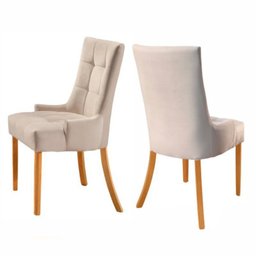 Kit 2 Cadeiras para Mesa de Jantar com Braço - Royal - Requinte Salas - 1