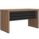 Ver imagem 6 de Mesa para Escritório Home Office 135cm Atria Executiva A02 Nogal Preto - Lyam Decor