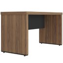 Ver imagem 5 de Mesa para Escritório Home Office 135cm Atria Executiva A02 Nogal Preto - Lyam Decor