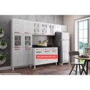 Ver imagem 7 de Cozinha Modulada Completa Mirage New 3 Peças (2 Armários + 1 Paneleiro) CPT113 Branco - Telasul