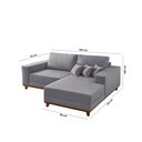 Ver imagem 7 de Sofá Cronos 185cm Chaise Lado Direito Meu Sofá Online