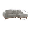 Ver imagem 7 de Sofá Cronos 185cm Chaise Lado Direito Meu Sofá Online