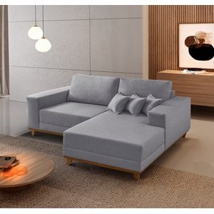 Sofá Cronos 185cm Chaise Lado Direito Meu Sofá Online