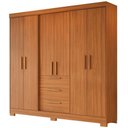 Ver imagem 1 de Guarda-roupa Nt 6030 C-espelho Freijo - Notavel