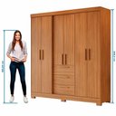Ver imagem 5 de Guarda-roupa Nt 6030 C-espelho Freijo - Notavel