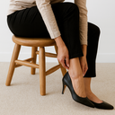 Ver imagem 5 de Kit 4 Banquinhos Redondos Torneados em Madeira Maciça Natural Acetinado