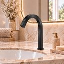 Ver imagem 7 de Torneira Laguna Preta Baixa Aço Inox 304 Premium Goldenx
