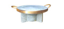 Ver imagem 1 de Conjunto Founde - Grelha 32 Cm com Rechaud em Pedra Sabão