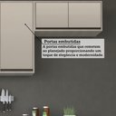 Ver imagem 6 de Cozinha Modulada Compacta 4 Peças com Tampo Linea Luciane Móveis